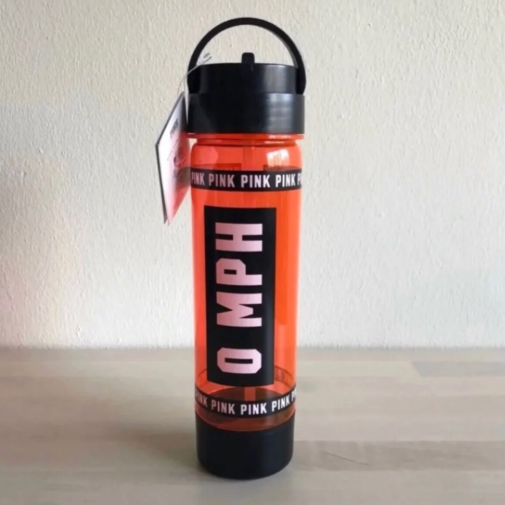 VS PINK Orange Water Bottle